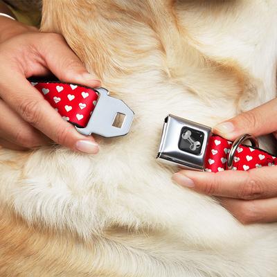 Show full view: Buckle-Down Mini Hearts Dog Collar, Large slide 3 of 10