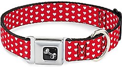 Buckle-Down Mini Hearts Dog Collar, Wide-Small