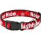 Show in main carousel: Buckle-Down Naughty Or Nice Dog Collar, Small slide 1 of 6