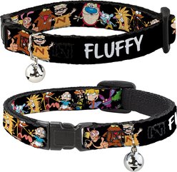 Buckle-Down Nick 90's 13 Personalized Cat Collar with Bell