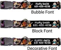 Buckle-Down Nick 90's Polyester Personalized Dog Collar, Small slide 2 of 7