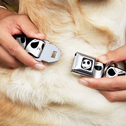 Buckle-Down Nightmare Before Christmas Jack Expressions Polyester Dog Collar, Large Wide: 18 to 32-in neck, 1.5-in wide slide 2 of 9