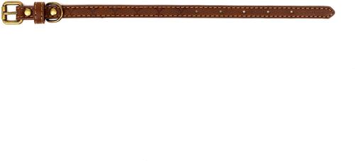 Show full view: Buckle-Down Paramount Network Dutton Ranch Yellowstone Vegan Leather Dog Collar, Brown, X-Large: 18 to 24-in neck, 1.15-in wide slide 3 of 4