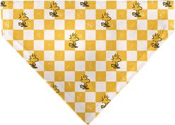 Buckle-Down Peanuts Woodstock Pose Checker Dog Bandana