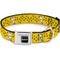 Show in main carousel: Buckle-Down Peanuts Worldwide LLC Snoopy Smiling Metal Seatbelt Buckle Dog Collar, Yellow/Black/White, Large: 20 to 31-in neck, 1.5-in wide slide 1 of 6