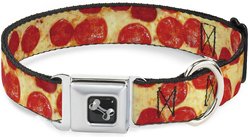 Buckle-Down Pepperoni Pizza Dog Collar, Medium