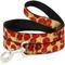 Show in main carousel: Buckle-Down Pepperoni Pizza Vivid Dog Leash slide 1 of 3