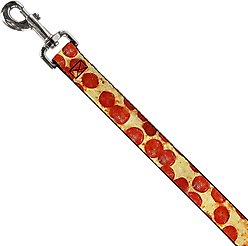 Buckle-Down Pepperoni Pizza Vivid Dog Leash slide 2 of 3