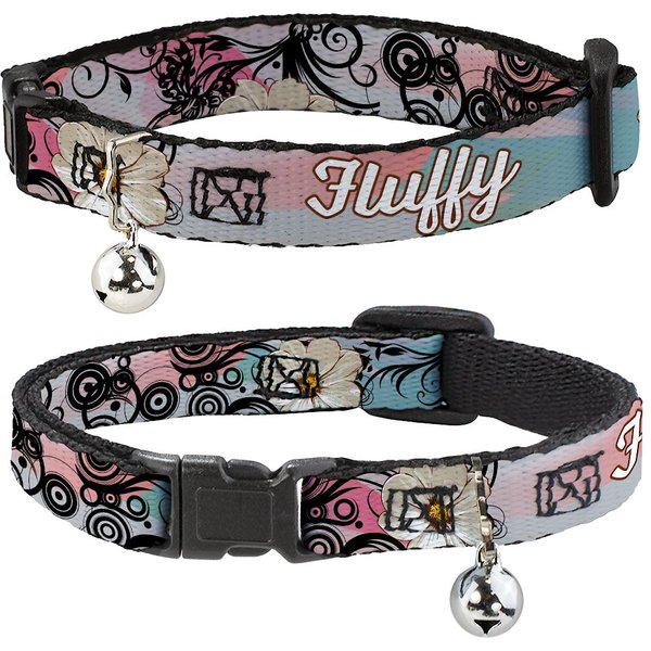 Buckle-Down Personalized Breakaway Cat Collar with Bell