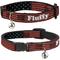 Show in main carousel: Buckle-Down Personalized Breakaway Cat Collar with Bell, Vintage US Flag Stretch slide 1 of 2
