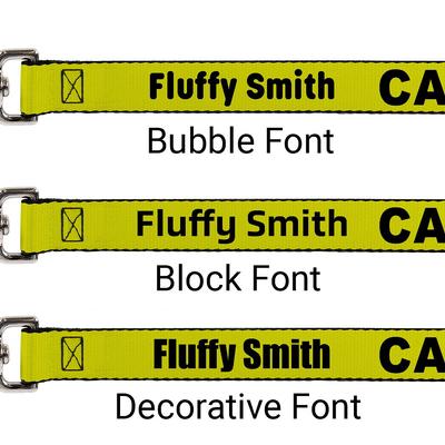 Show full view: Buckle-Down Personalized Dog Leash, Caution slide 2 of 2