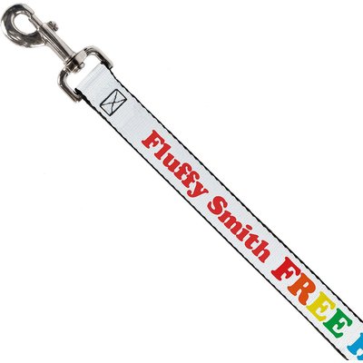 Buckle-Down Buckle-Down Personalized Dog Leash, Free Hugs