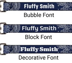 Buckle-Down Personalized Dog Leash, Paisley slide 2 of 2