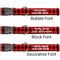 Show in main carousel: Buckle-Down Polyester Personalized Dog Collar, Buffalo Plaid, Medium slide 3 of 9