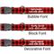 Show in main carousel: Buckle-Down Polyester Personalized Dog Collar, Buffalo Plaid, Small slide 3 of 9