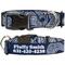 Show in main carousel: Buckle-Down Polyester Personalized Dog Collar, Paisley Blue & White, Large slide 1 of 8