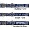 Show in main carousel: Buckle-Down Polyester Personalized Dog Collar, Paisley Blue & White, Large slide 2 of 8