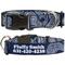 Show in main carousel: Buckle-Down Polyester Personalized Dog Collar, Paisley Blue & White, Small slide 1 of 8