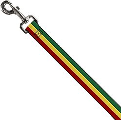 Buckle-Down Rasta Dog Leash slide 2 of 4
