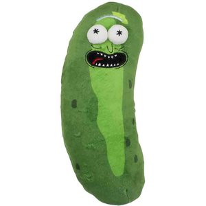 Chomper Food Junkeez Plush Banana Squeaky Dog Chew Toy