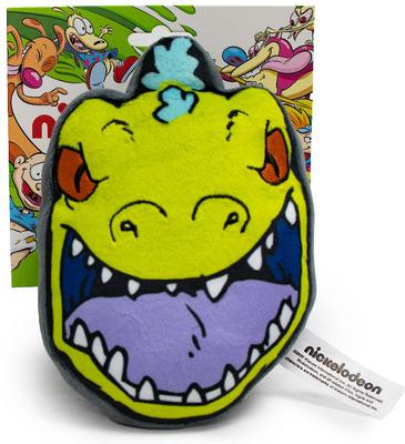 Show full view: Buckle-Down Rugrats Reptar Roar Face Dog Plush Squeaker Toy  slide 4 of 6