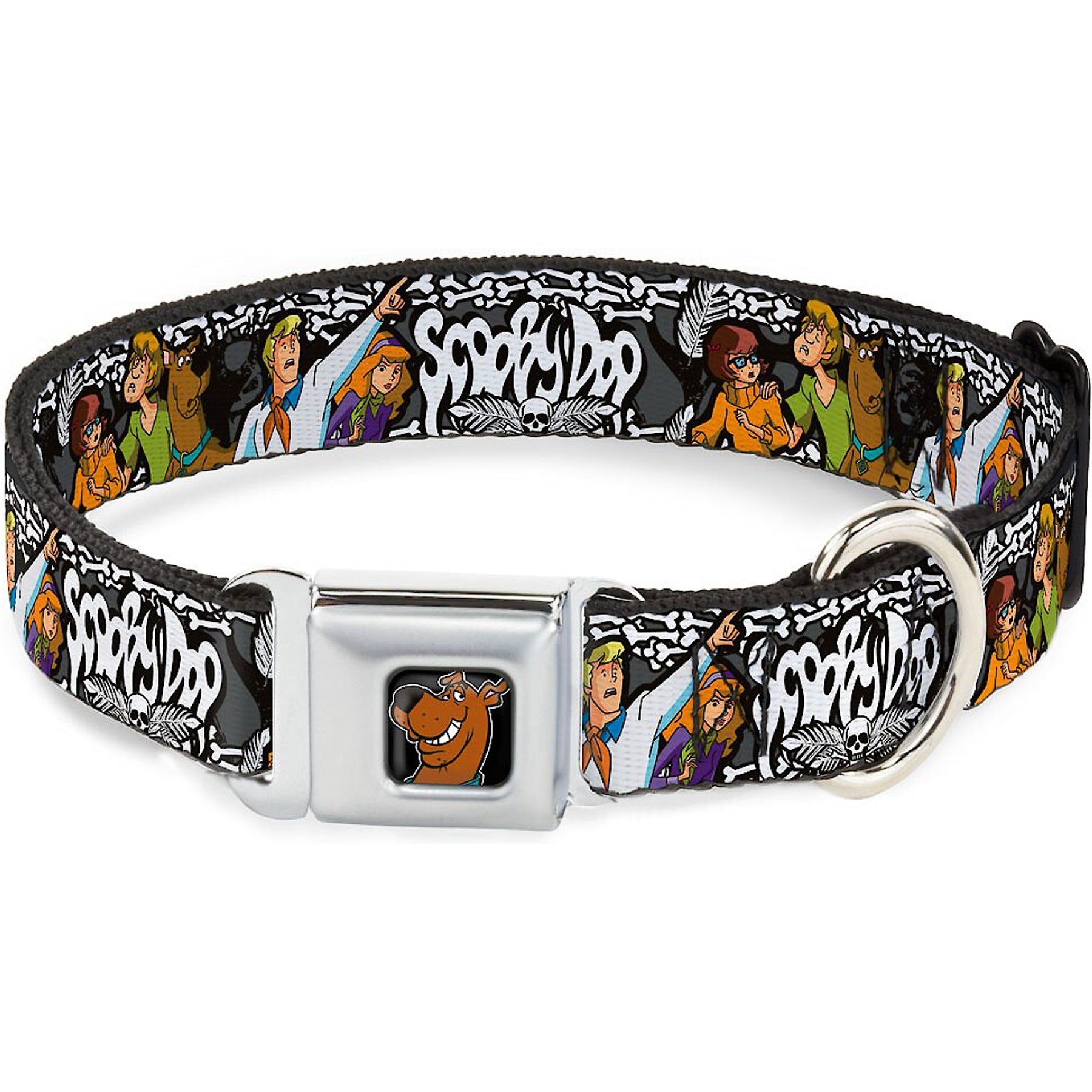 Buckle-Down Scooby Doo Dog Collar, Wide-Medium