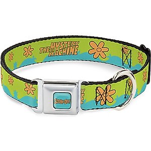 Buckle-Down Cartoon Network Adventure Time Princess Bubblegum Poses Collage Metal Seatbelt Buckle Polyester Dog Collar, Lavender