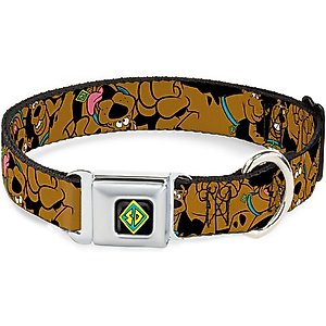 Buckle-Down Scooby Doo Polyester Dog Collar, Large: 15 to 26-in neck, 1-in wide