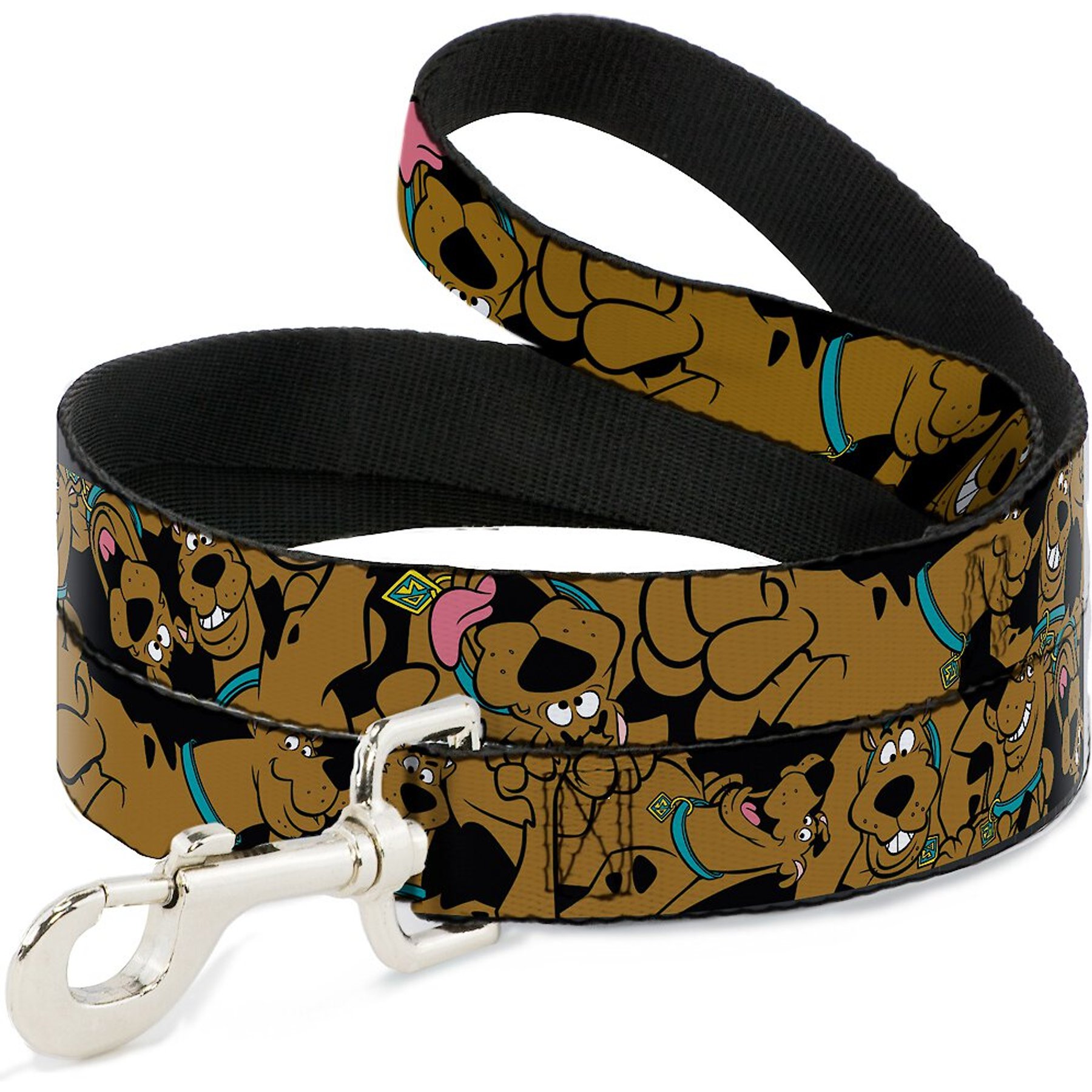 Buckle-Down Scooby Doo Polyester Standard Dog Leash, Medium: 6-ft long, 1-in wide
