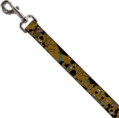Show full view: Buckle-Down Scooby Doo Polyester Standard Dog Leash, Medium: 6-ft long, 1-in wide slide 3 of 5