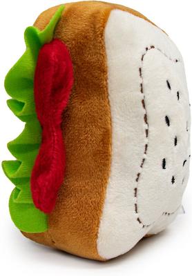 Show full view: Buckle-Down Scooby Doo Sandwich Dog Plush Squeaker Toy  slide 2 of 6
