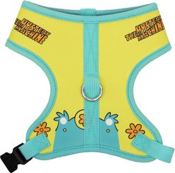 Buckle-Down Scooby Doomics Scooby Doo Mystery Machine Plastic Buckle Polyester Dog Harness, Blue, Medium: 17 to 21-in chest