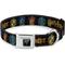 Show in main carousel: Buckle-Down Seatbelt Buckle Harry Potter Hufflepuff Ravenclaw Gryffindor Slytherin Dog Collar, Black, 16-23-in slide 1 of 10