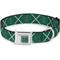 Show in main carousel: Buckle-Down Seatbelt Buckle Harry Potter Slytherin Crest Plaid Greens Dog Collar, Grey, 16-23-in slide 1 of 8