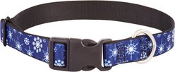 Buckle-Down Snowflakes Dog Collar, Large