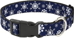 Buckle-Down Snowflakes Dog Collar, Small