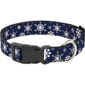 Buckle-Down Snowflakes Dog Collar, Small