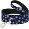 Show in main carousel: Buckle-Down Snowflakes Dog Leash, Blue  slide 1 of 5