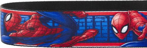 Show full view: Buckle-Down Spider-Man Action Poses Seatbelt Buckle Dog Collar, Wide Medium slide 5 of 11