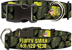 Buckle-Down Spongebob Squarepant Polyester Personalized Dog Collar, Small slide 1 of 7