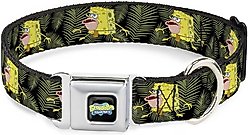 Buckle-Down SpongeBob SquarePants Polyester Dog Collar, Small Wide: 13 to 18-in neck, 1.5-in wide