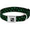 Show in main carousel: Buckle-Down St. Pat's Clovers Dog Collar, Wide-Large, Black slide 1 of 10