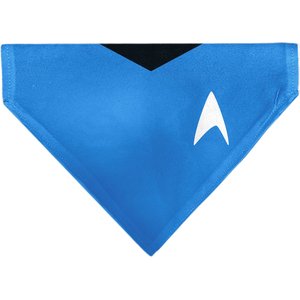 Pup Crew Blue Bone Print Dog Bandana