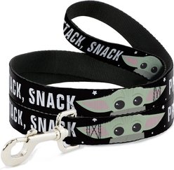 Buckle-Down Star Wars Baby Yoda the Child Chibi Polyester Standard Dog Leash, Medium: 6-ft long, 1-in wide