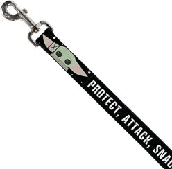 Buckle-Down Star Wars Baby Yoda the Child Chibi Polyester Standard Dog Leash, Medium: 6-ft long, 1-in wide slide 2 of 4