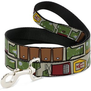 Buckle-Down Star Wars Boba Fett Polyester Standard Dog Leash, Medium: 6-ft long, 1-in wide