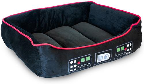 Show full view: Buckle-Down Star Wars Bolster Dog Bed, Black slide 3 of 6