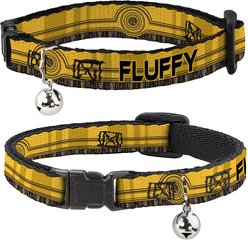 Buckle-Down Star Wars C3 Personalized Breakaway Cat Collar with Bell