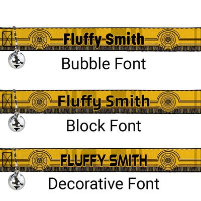 Show full view: Buckle-Down Star Wars C3 Personalized Breakaway Cat Collar with Bell slide 2 of 2