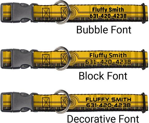 Show full view: Buckle-Down Star Wars C3-PO Polyester Personalized Dog Collar, Large slide 3 of 8